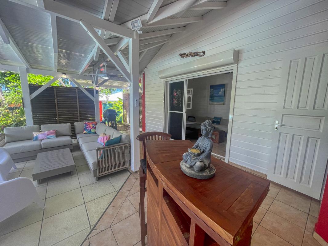 13.Location villa piscine St François Guadeloupe_Terrasse